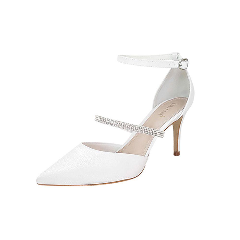 Scarpin Branco Feminino Sapato Branco Confortavel Hot Scarpin