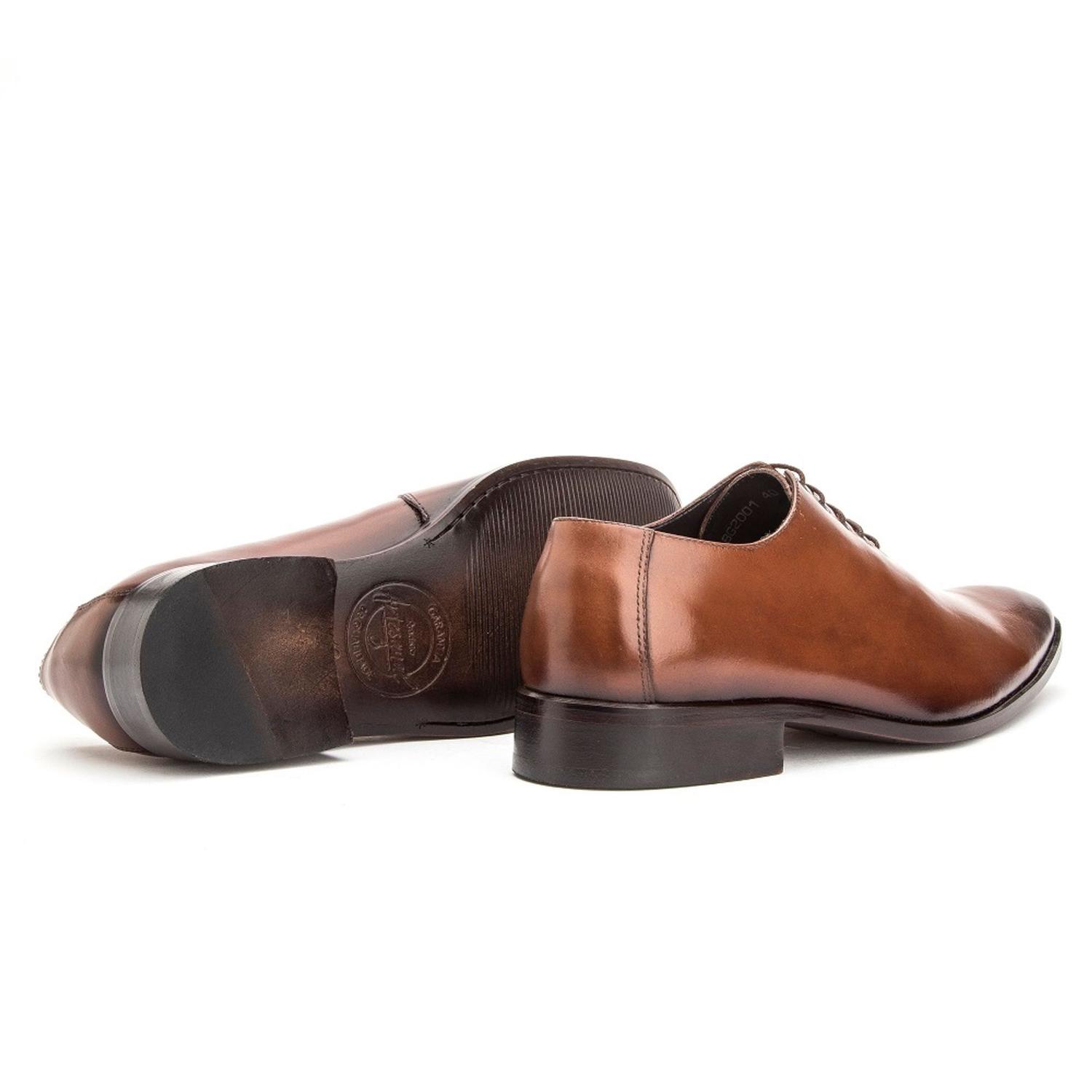 sapato social de duas cores