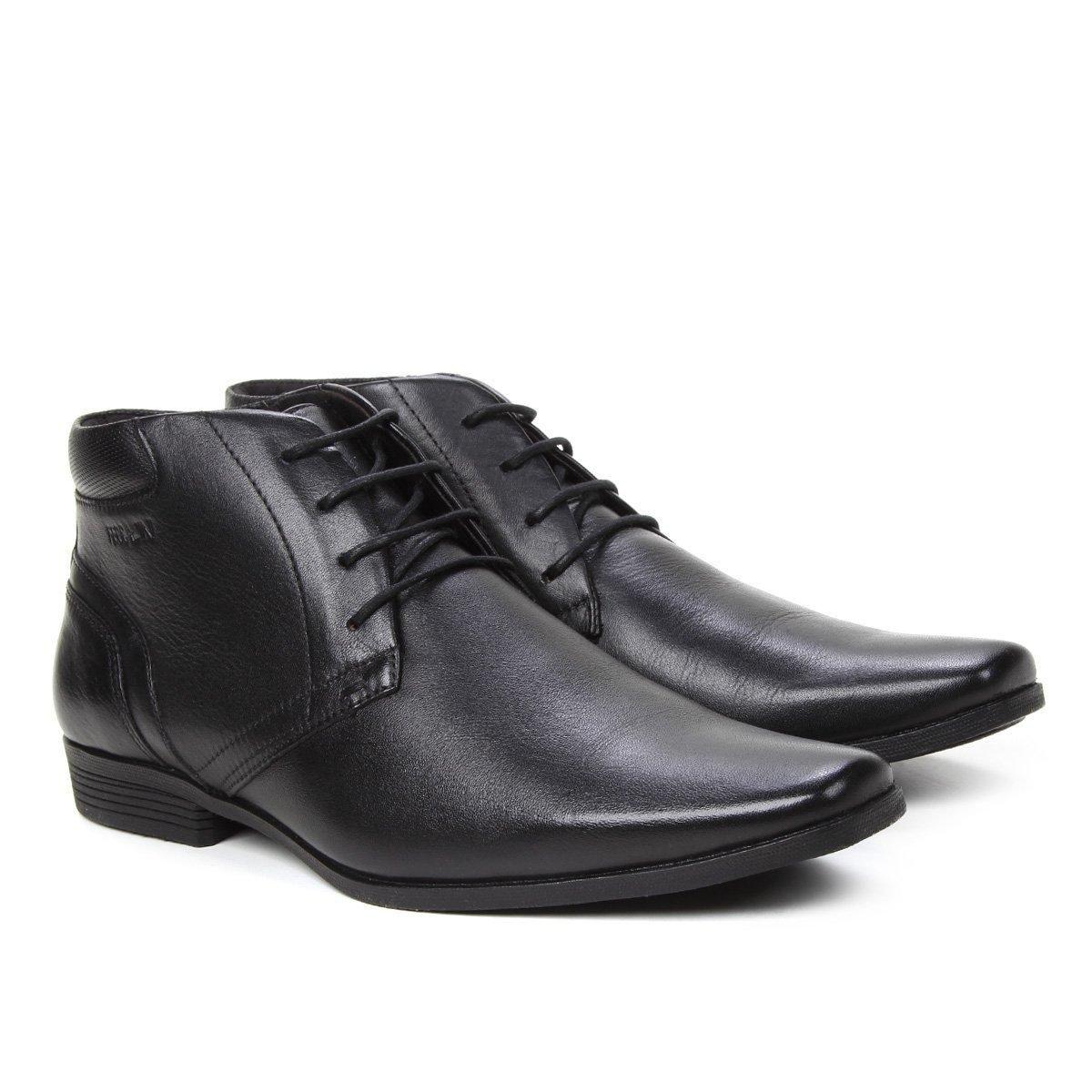 Sapato Social Couro Ferracini Liverpool Plus Cano Alto Masculino - Sapato  Social Masculino - Magazine Luiza