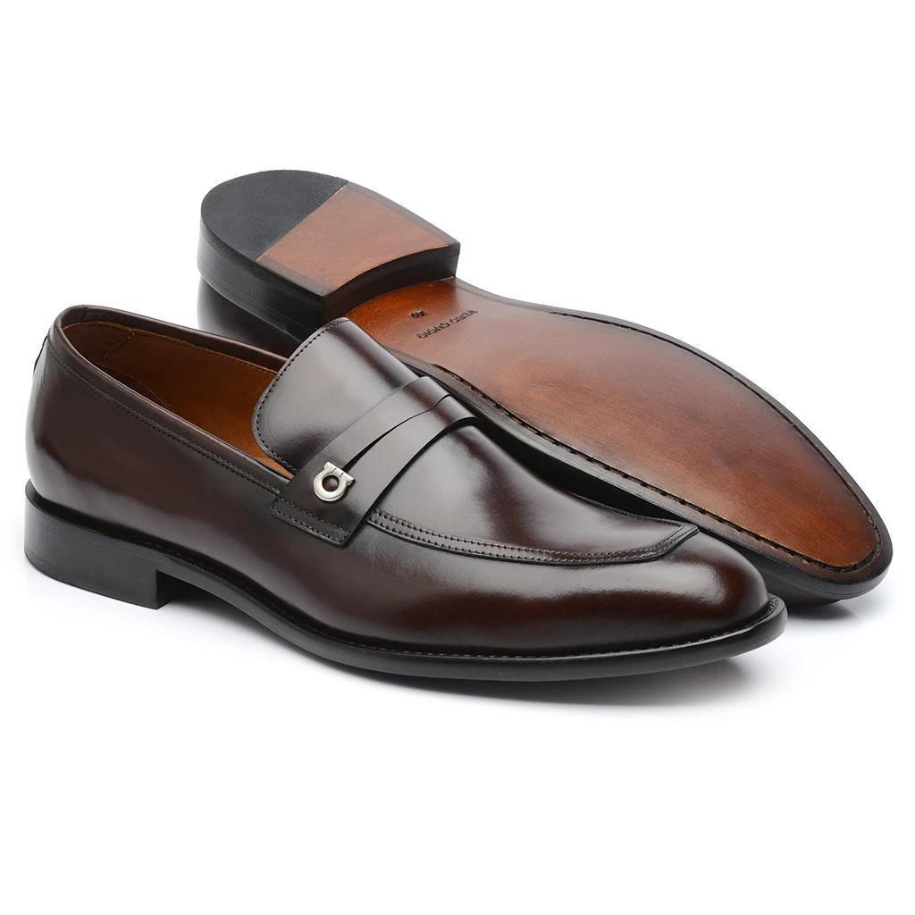Sapato Social Couro Jacometti Masculino Solado Couro Loafer - Loafer  Masculino - Magazine Luiza