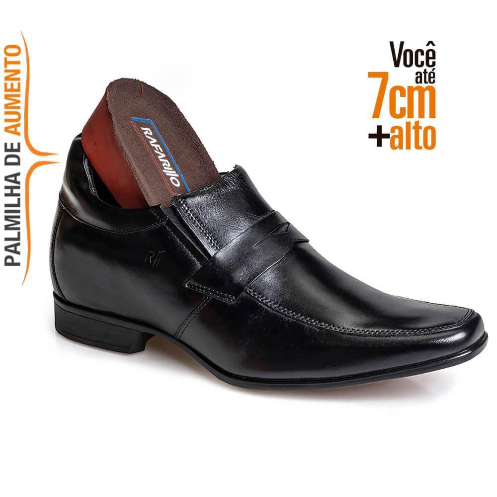 Sapato Social Couro Rafarillo Masculino Conforto Salto 7cm - Sapato Social  Masculino - Magazine Luiza