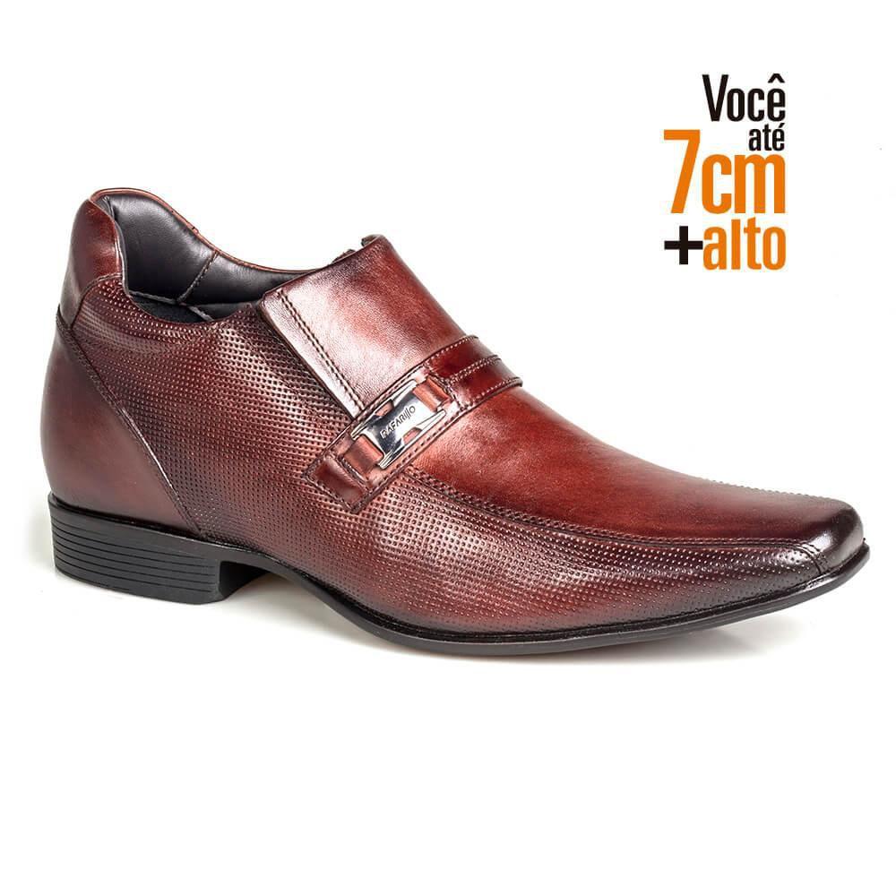 bota masculino com salto interno 7cm