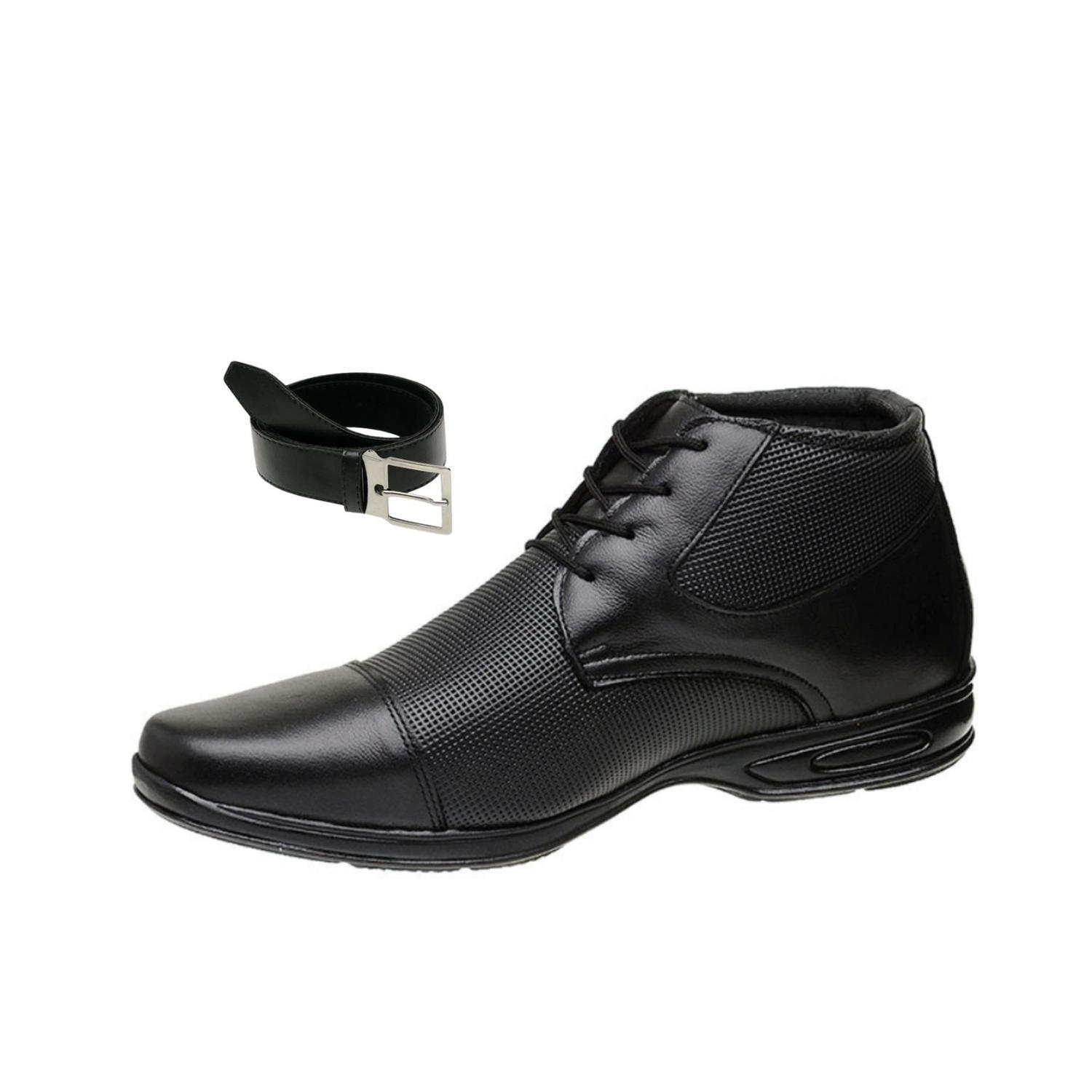 Sapato Masculino Cano Alto Sapato Bota Social Sapato Social Estilo