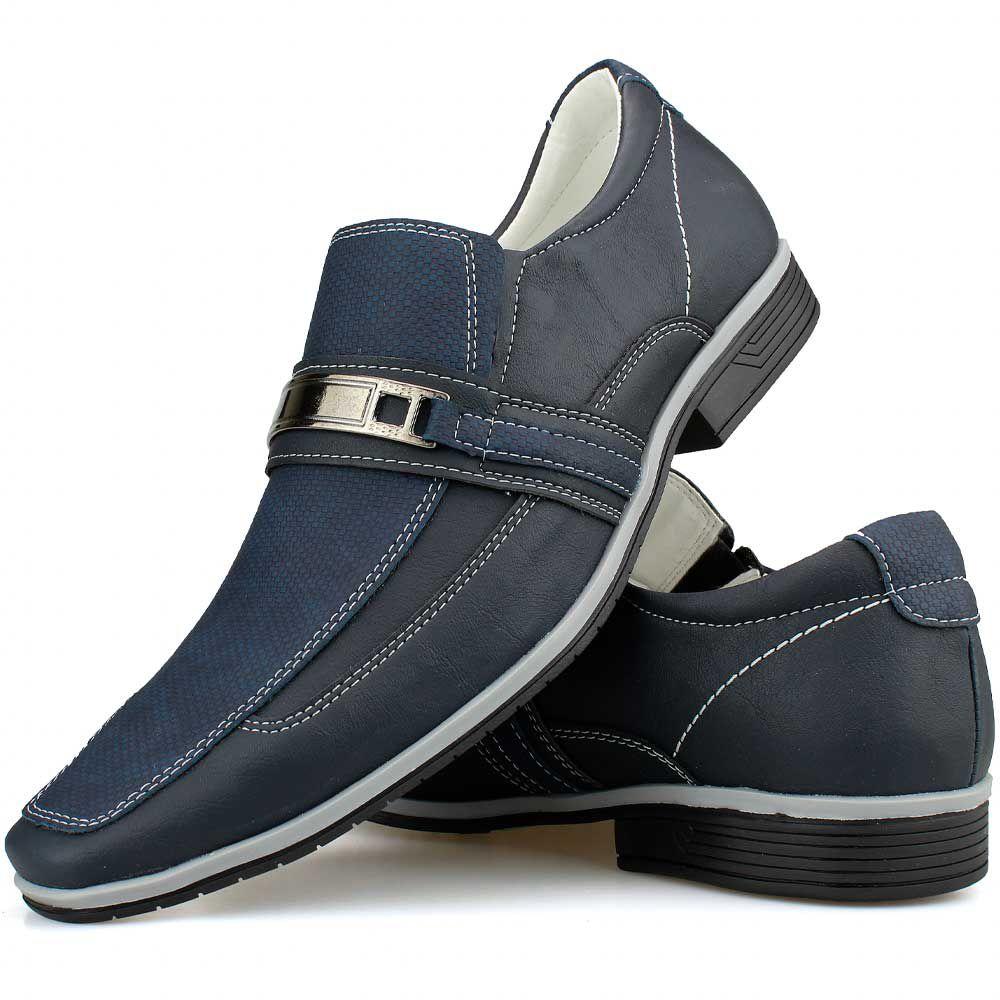 sapato azul social
