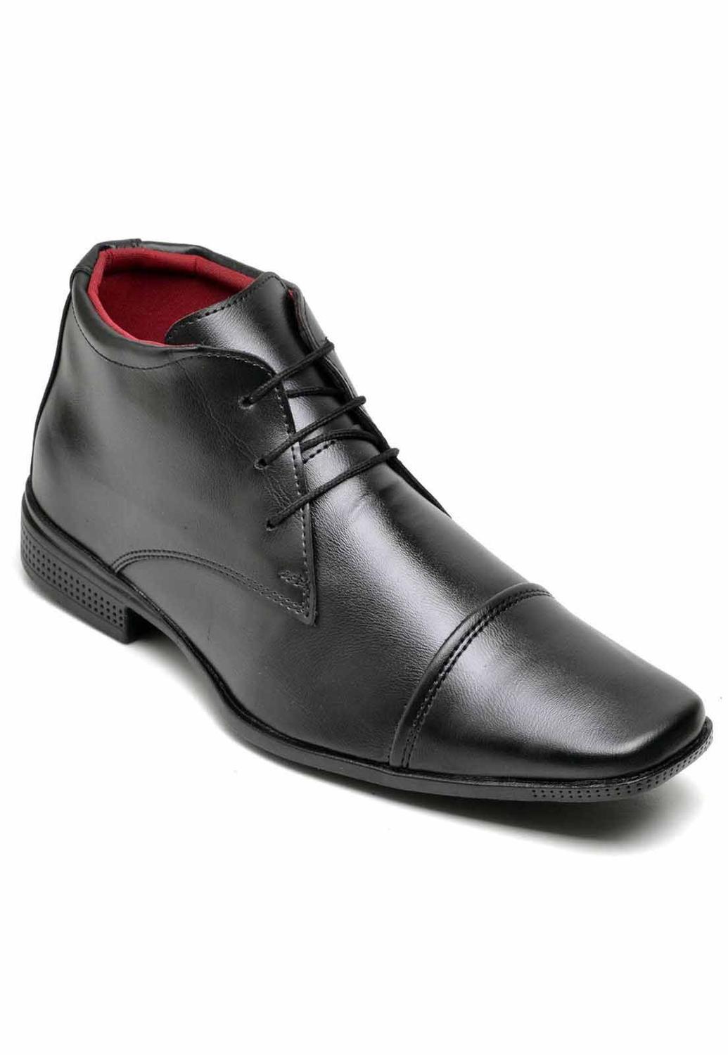 Sapato Social Masculino Cano Alto Top Flex Preto Preto - Sapato Social  Masculino - Magazine Luiza