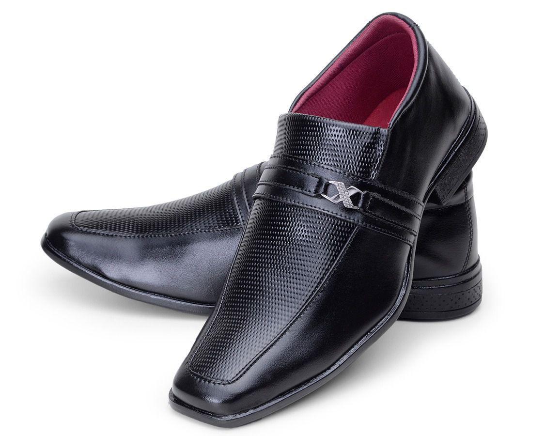 Sapato Social Masculino + Cinto + Carteira Kit Confort Flex Ws - Wshoes -  No Magalu - Magazine Luiza
