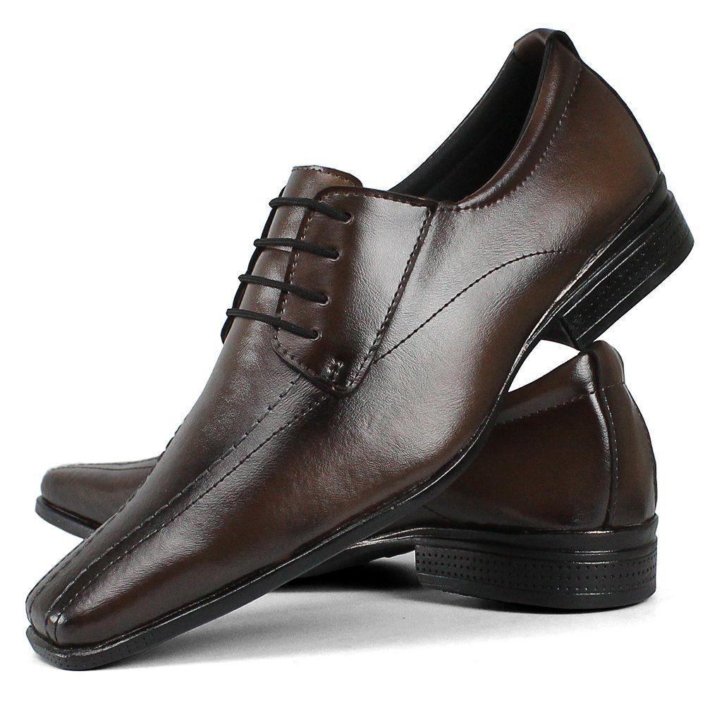 Sapato Social Masculino com Cadarço Caramelo Fosco - Tums - Sapato Social  Masculino - Magazine Luiza