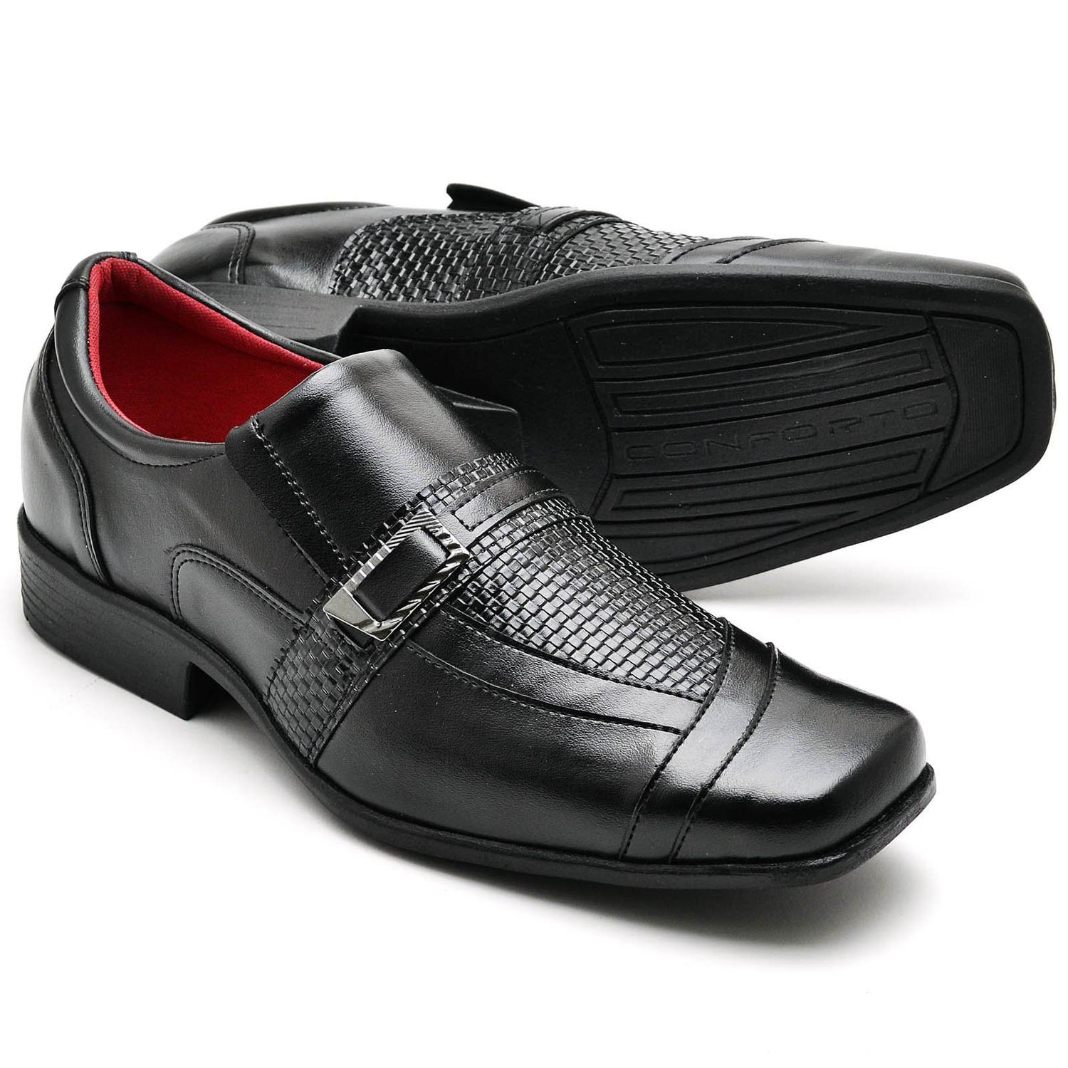 Sapato Social Masculino em Couro Tamanhos Grandes 45 a 48 - Top Franca  Shoes - Sapato Social Masculino - Magazine Luiza