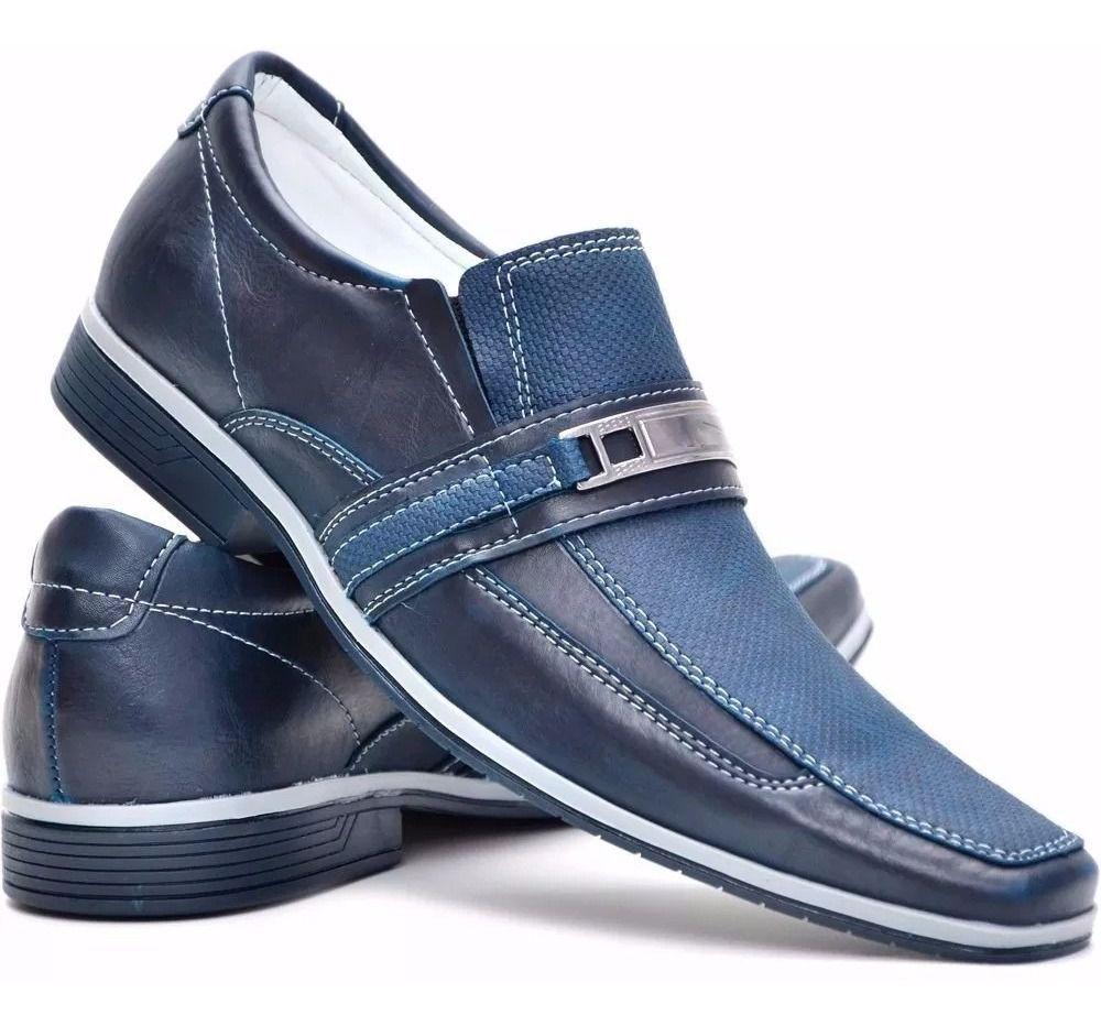 Sapato Social Masculino Esporte Fino Couro Nevano Casual - Ws3 - Sapato  Social Masculino - Magazine Luiza