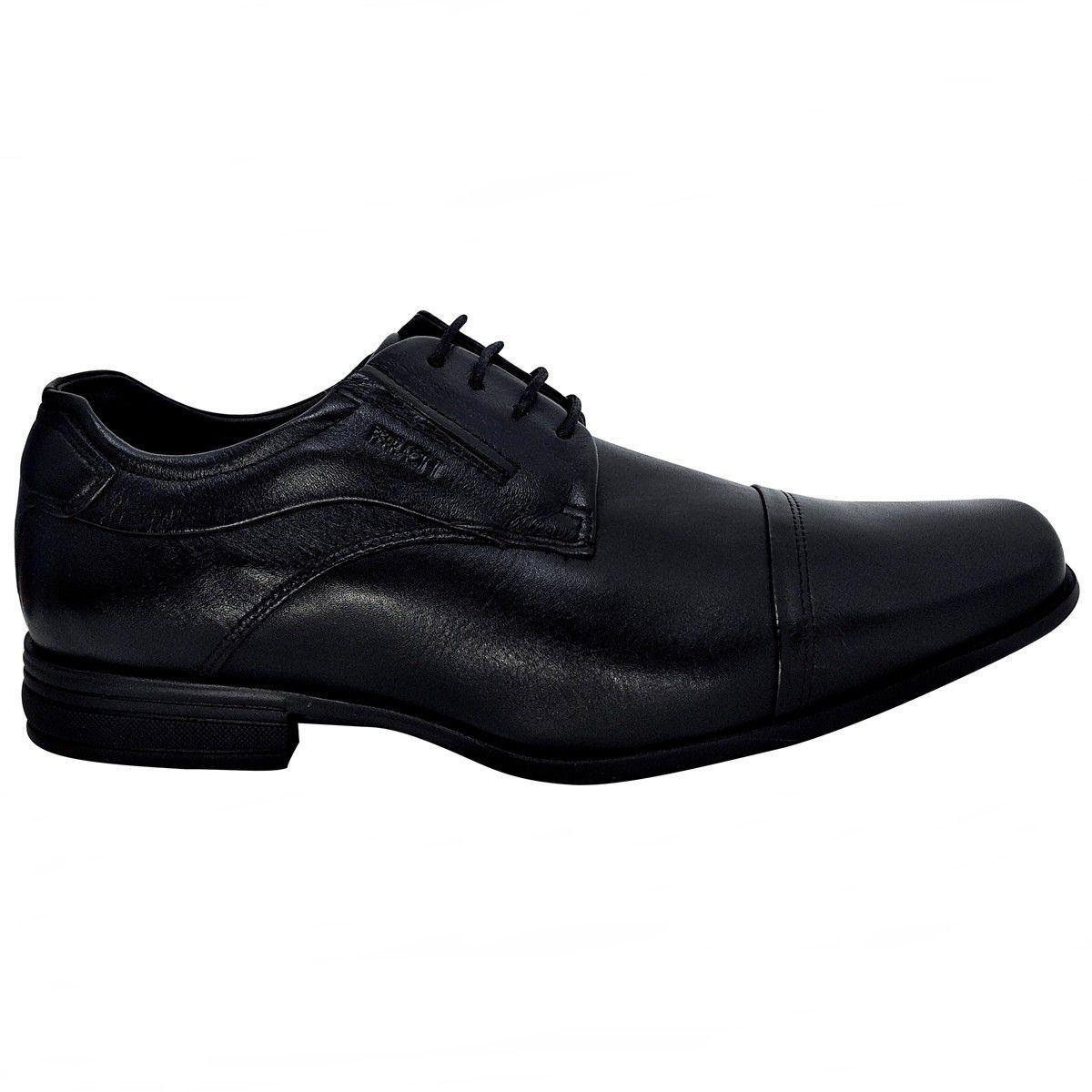 Sapato Social Masculino Ferracini Mayer Urbano Conforto Com Cadarços Couro  5990 511 - Preto - Sapato Social Masculino - Magazine Luiza