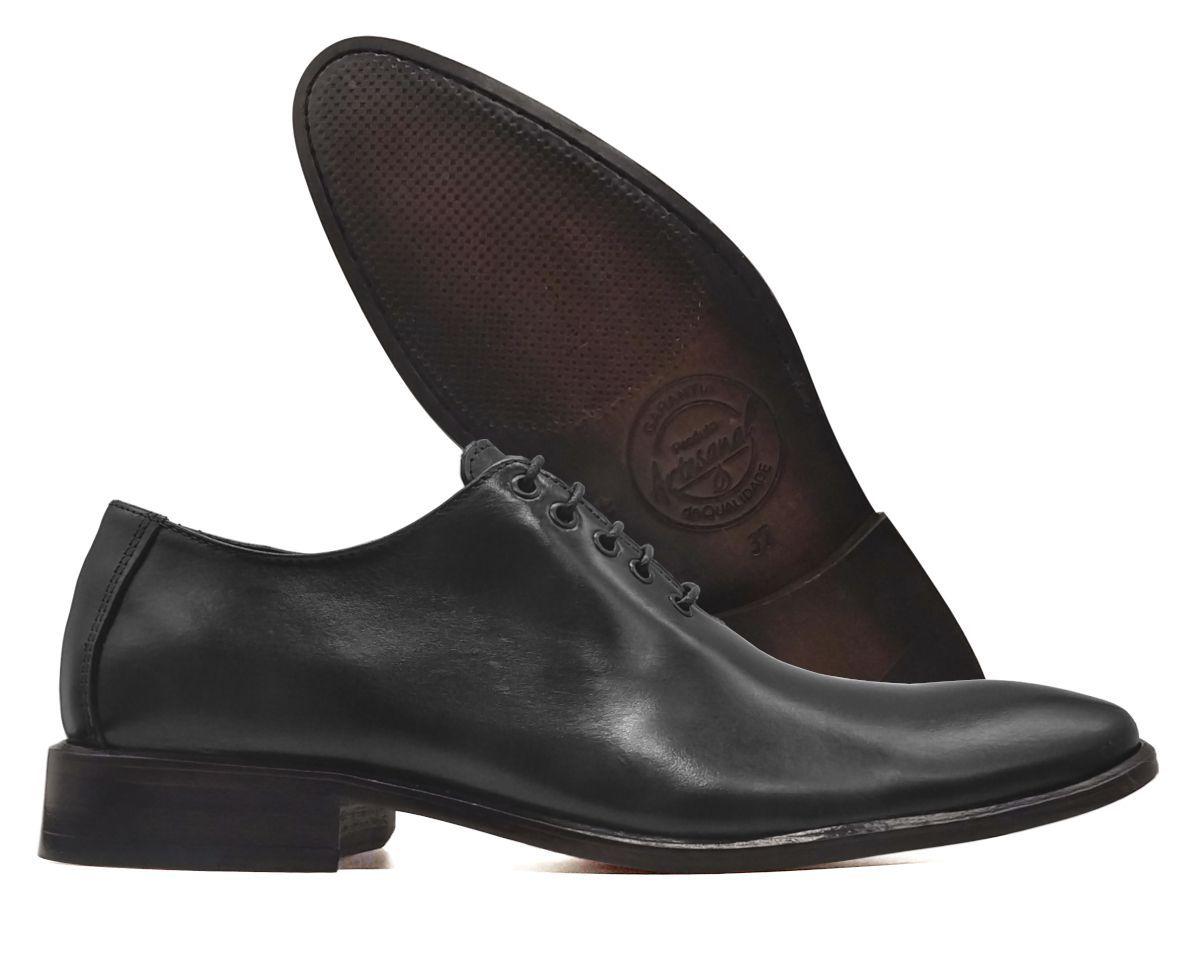 sapato social arredondado