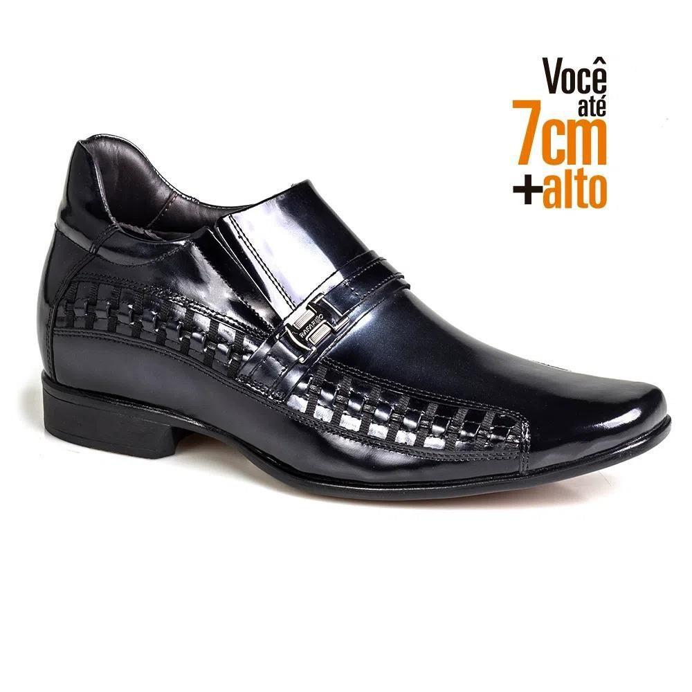 Sapato Social Rafarillo Couro Masculino Aumenta Altura - Sapato Social  Masculino - Magazine Luiza