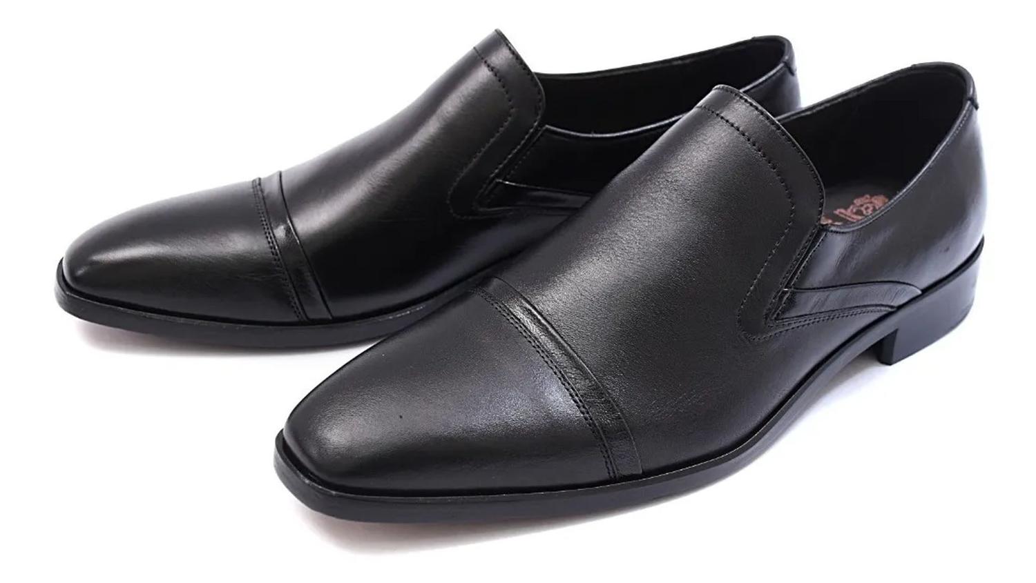 Sapato Social Scatamacchia Couro Carneiro LI17 Preto 41 - Sapato Social  Masculino - Magazine Luiza