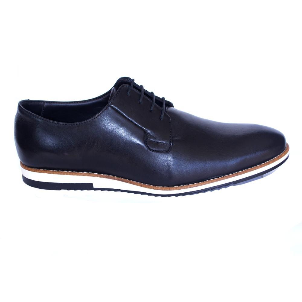 Sapato Social Sport Couro Masculino Cadarço Leve Confortável - Delmont - Sapato Social Masculino - Magazine Luiza