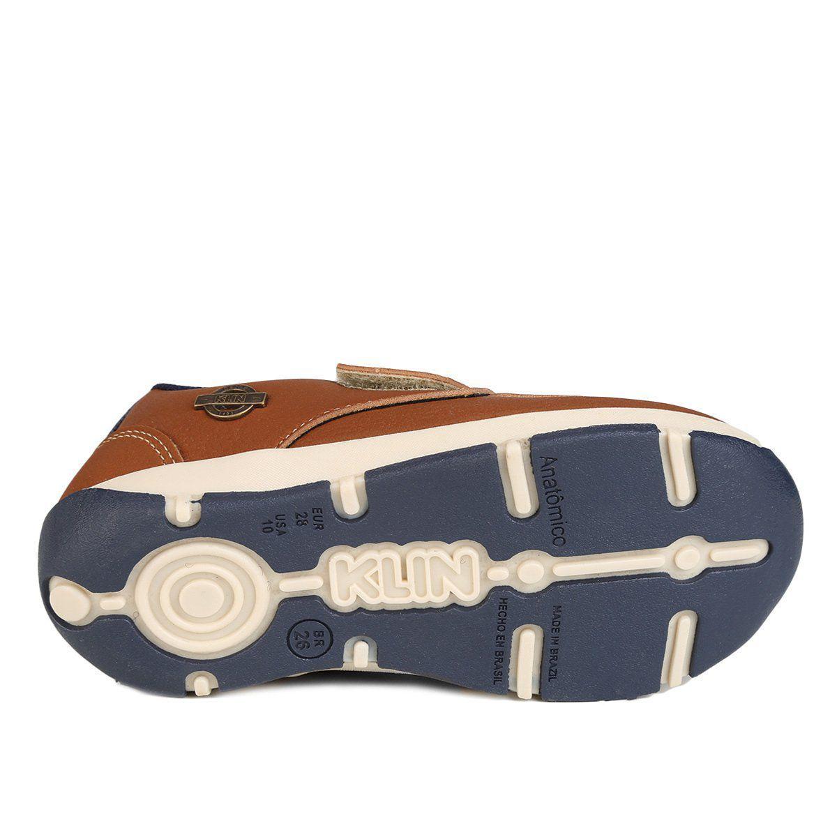 Sapato Tênis Infantil Bebê Anatômico Klin Menino - Tênis para Bebês -  Magazine Luiza