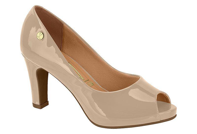 Sapato Vizzano 1840.300 Peep Toe scarpin bico aberto Salto Feminino -  VIizzano - Scarpin Feminino - Magazine Luiza