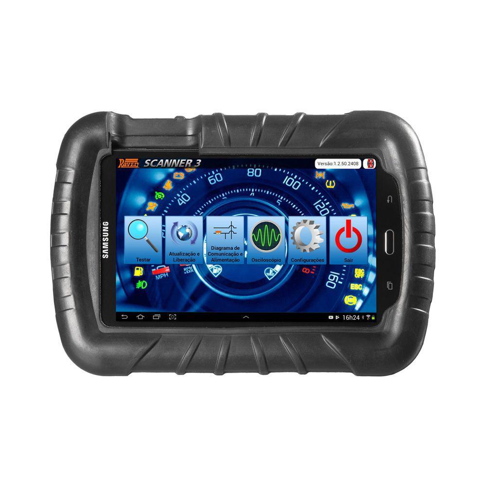 Scanner 3 Scope Automotivo Com Tablet Osciloscópio Digital Raven CDO