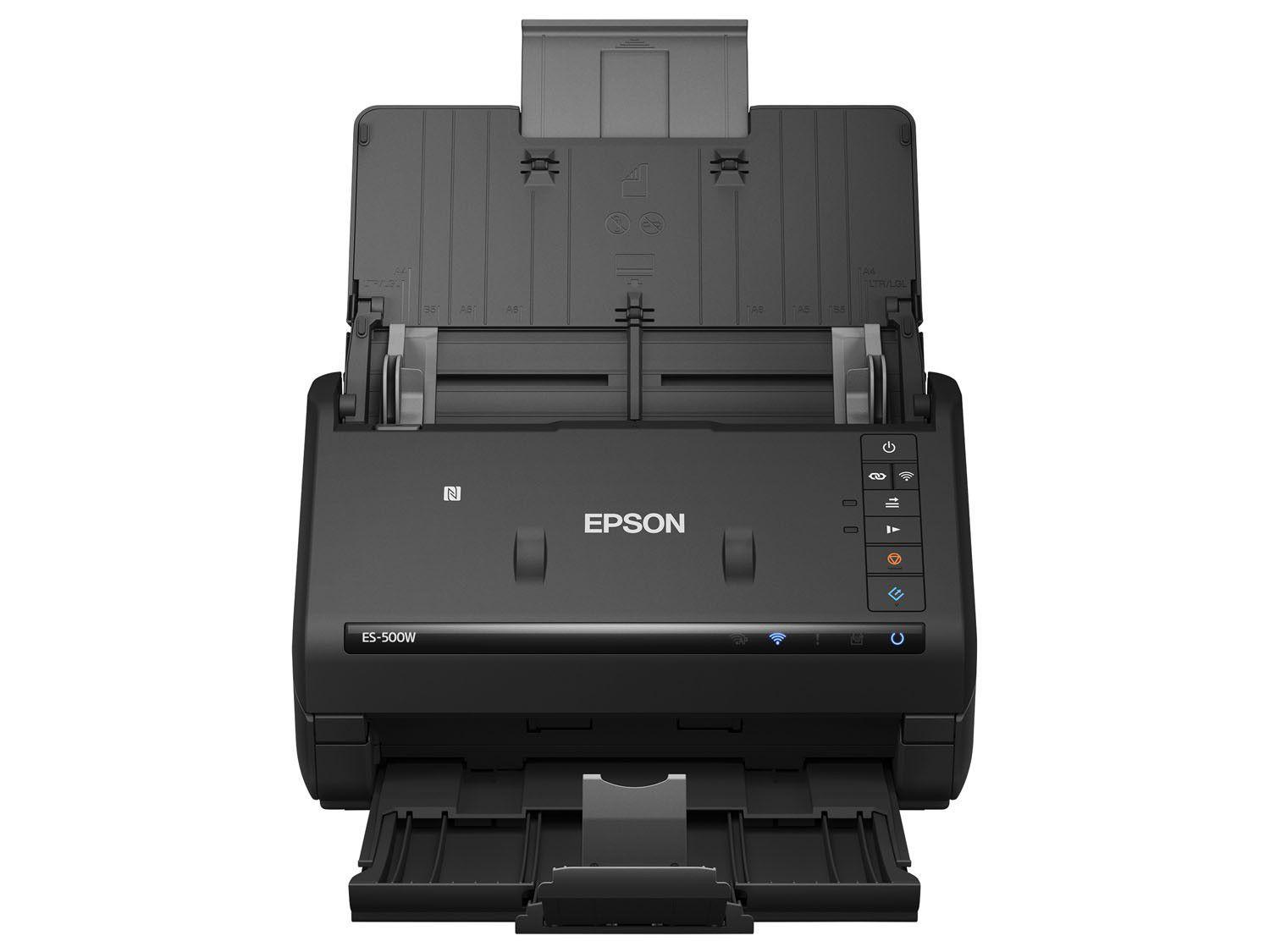 Scanner de Mesa Epson WorkForce ES500W Colorido Wireless 600dpi