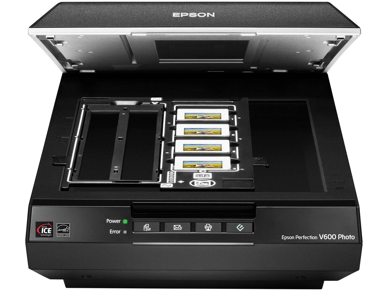 Scanner Fotográfico Epson Perfection V600 Colorido 6400dpi Scanner Magazine Luiza