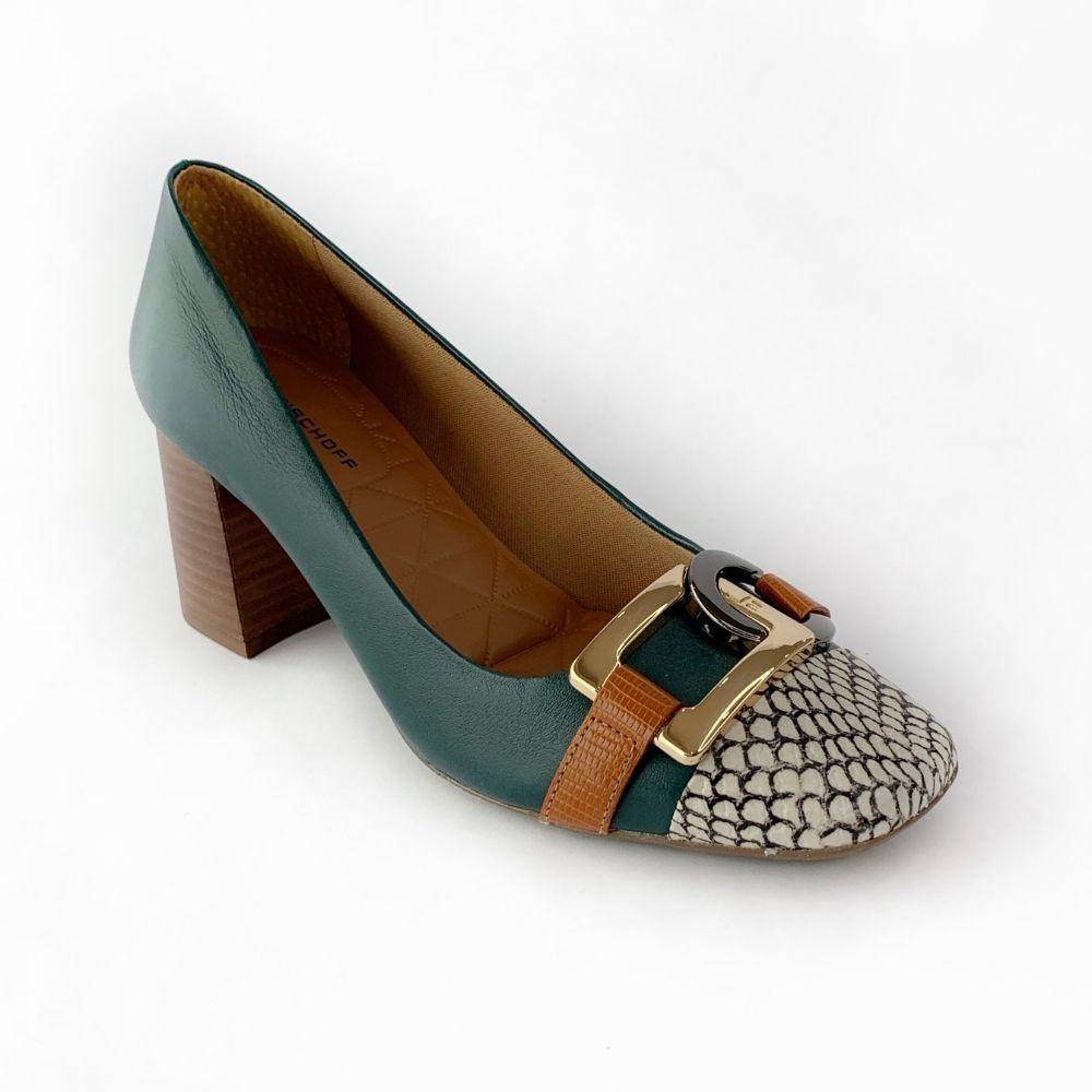 Scarpin bico redondo jorge bischoff verde - Scarpin Feminino - Magazine  Luiza
