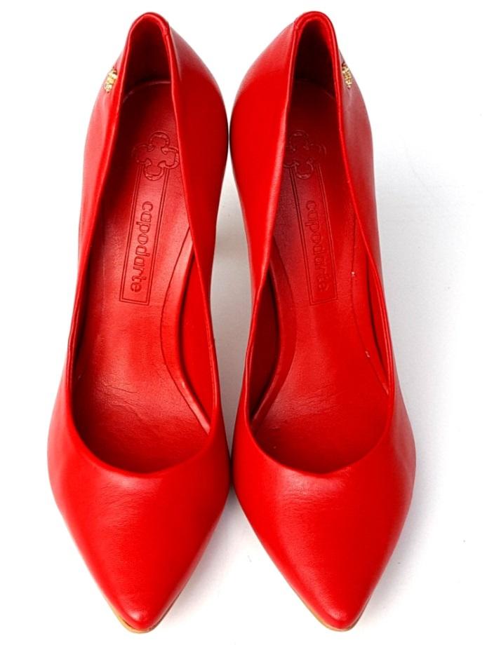 scarpin vermelho capodarte