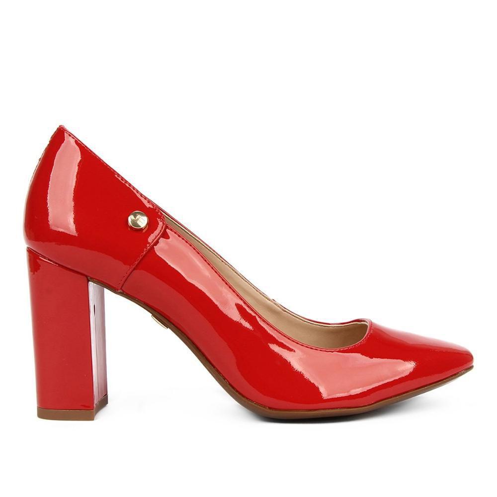 Scarpin Couro Jorge Bischoff Salto Bloco Verniz - Scarpin Feminino -  Magazine Luiza