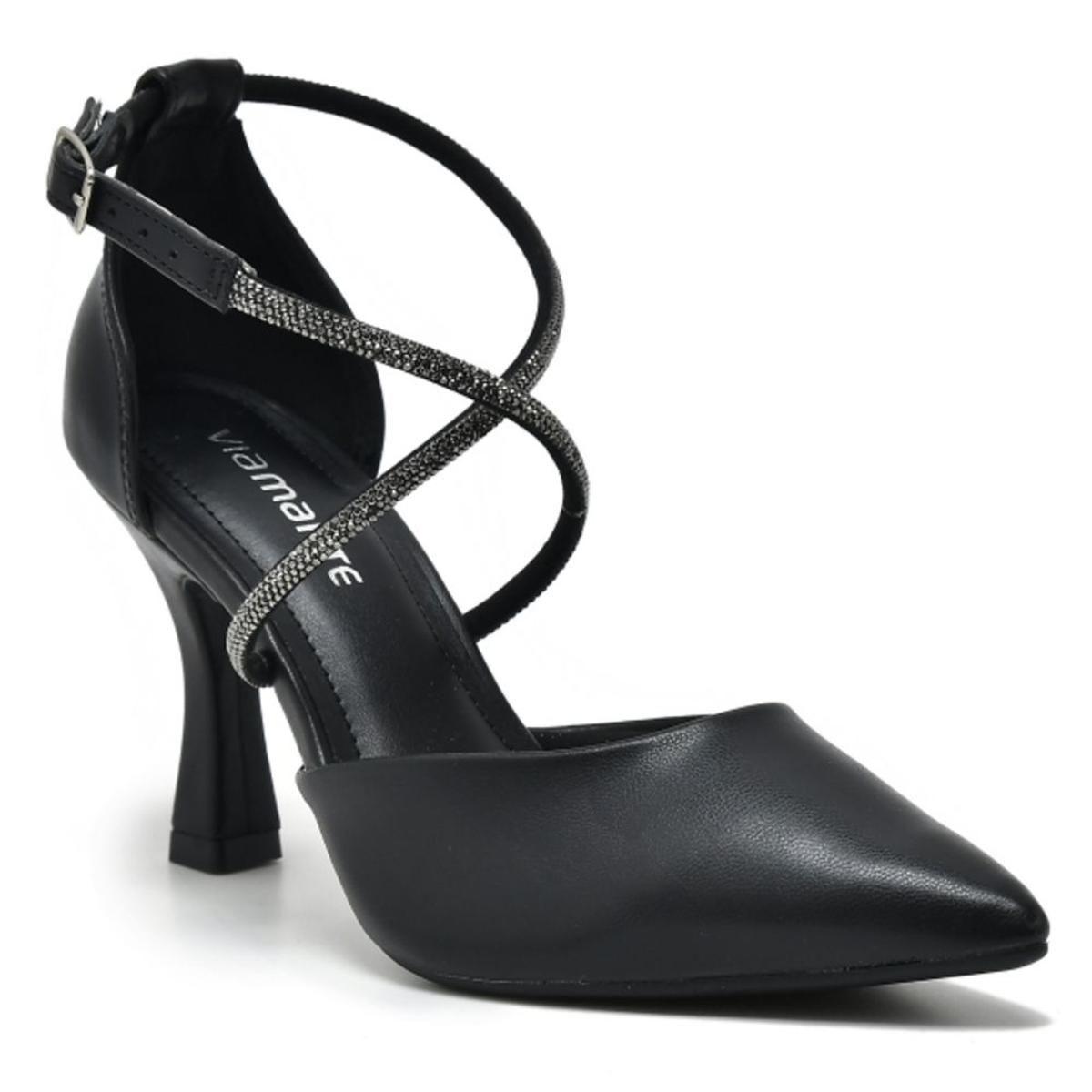 Scarpin Sapatos Femininos Facinelli Scarpin Verniz Facinelli