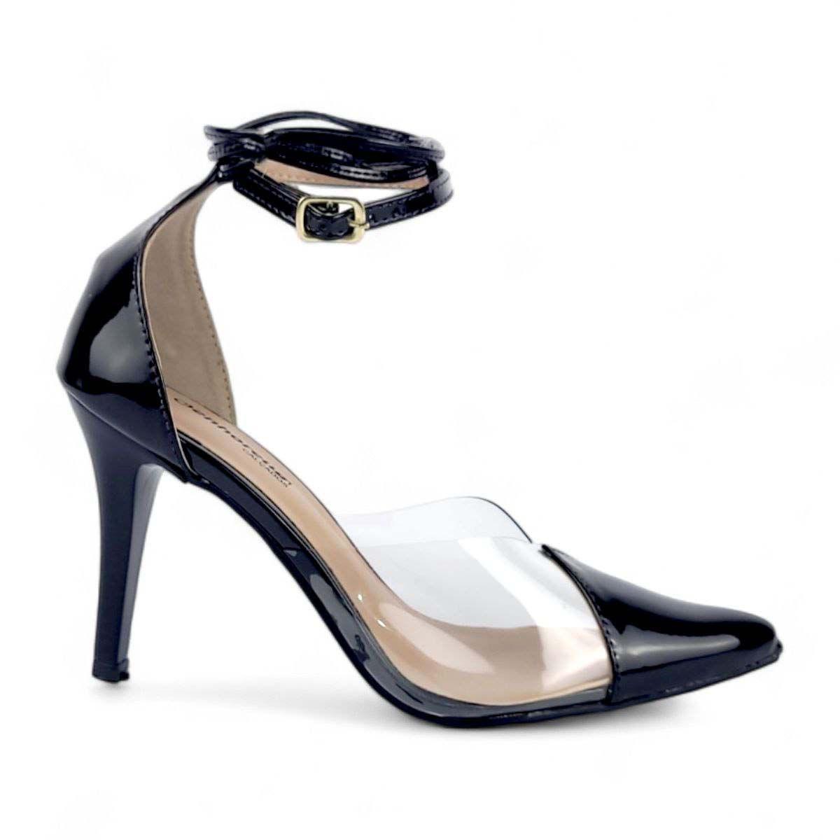 Scarpin Vinil Transparente Scarpin Vinil Transparente Tira Amarrar