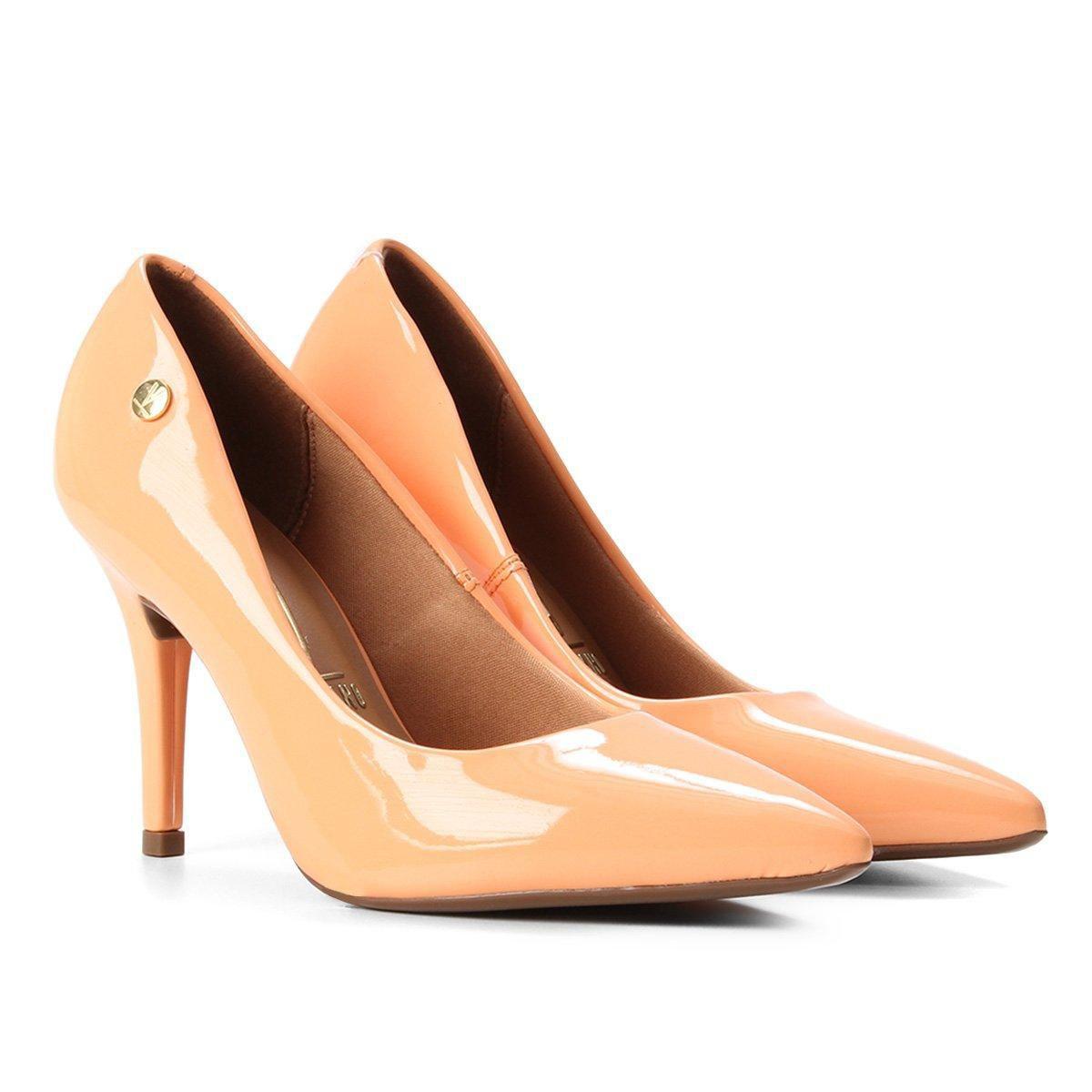 scarpin vizzano salto alto bico fino