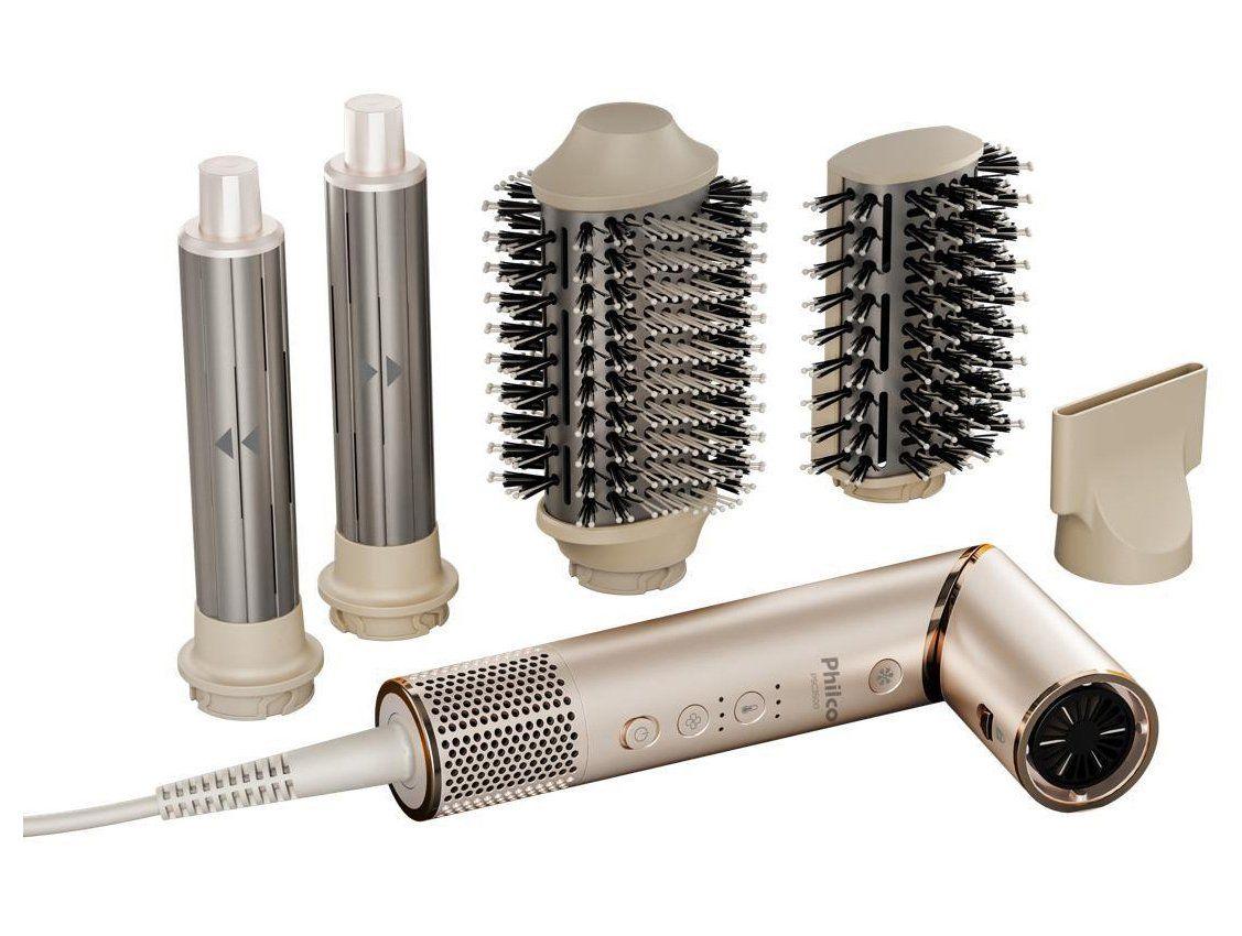 Secador de Cabelo Philco Íon&nbsp;Tourmaline Dourado 1450W 3 Velocidades PSC3500
