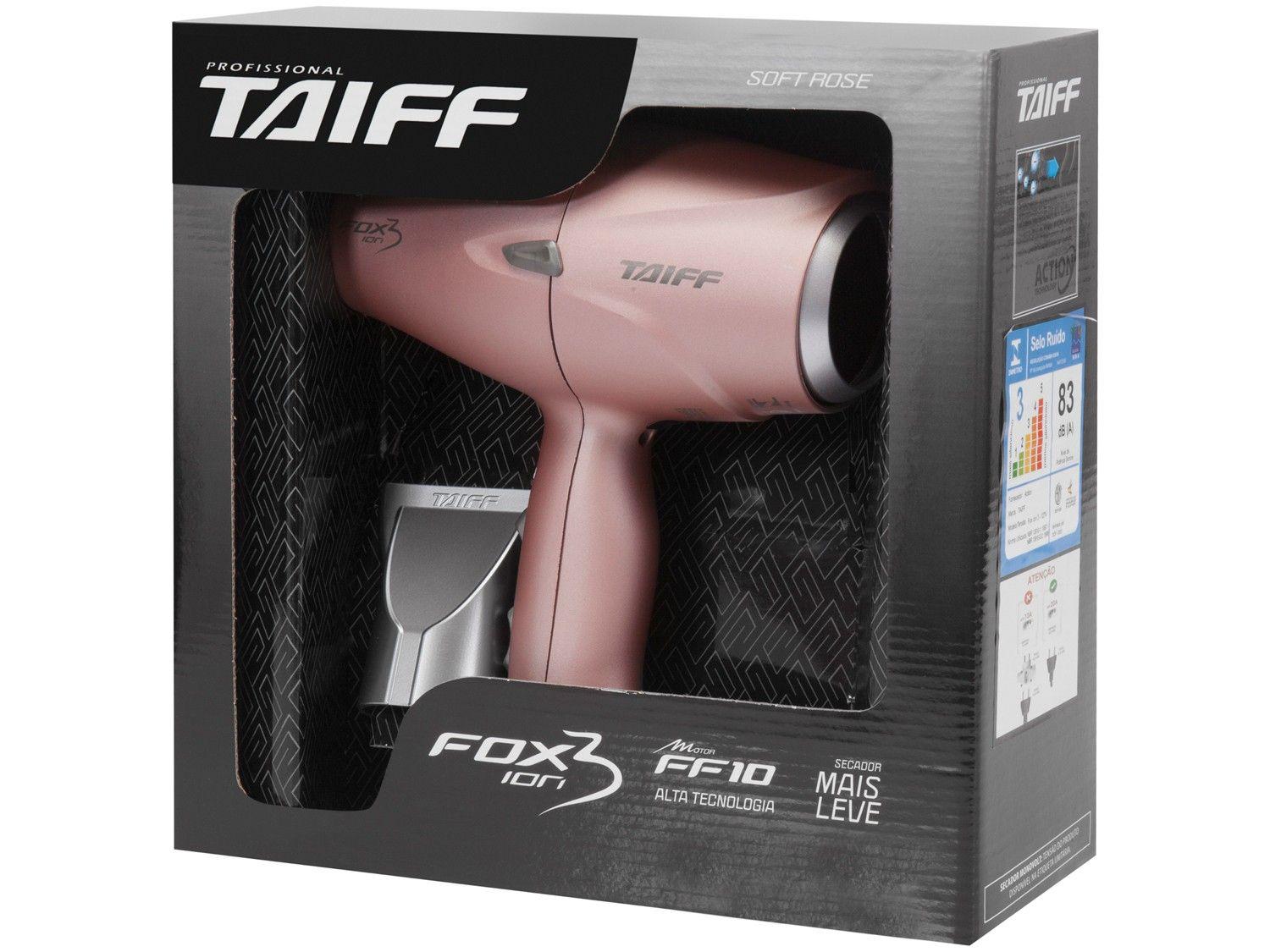 Secador de Cabelo Taiff Fox Ion 3 2200W