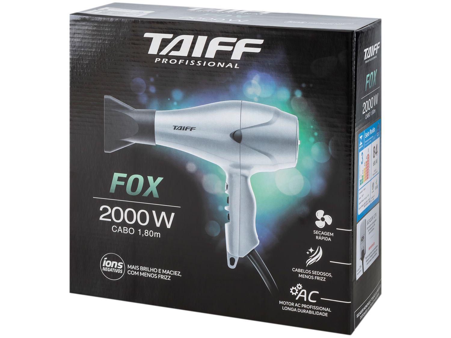 Secador de Cabelo Taiff Fox Íon