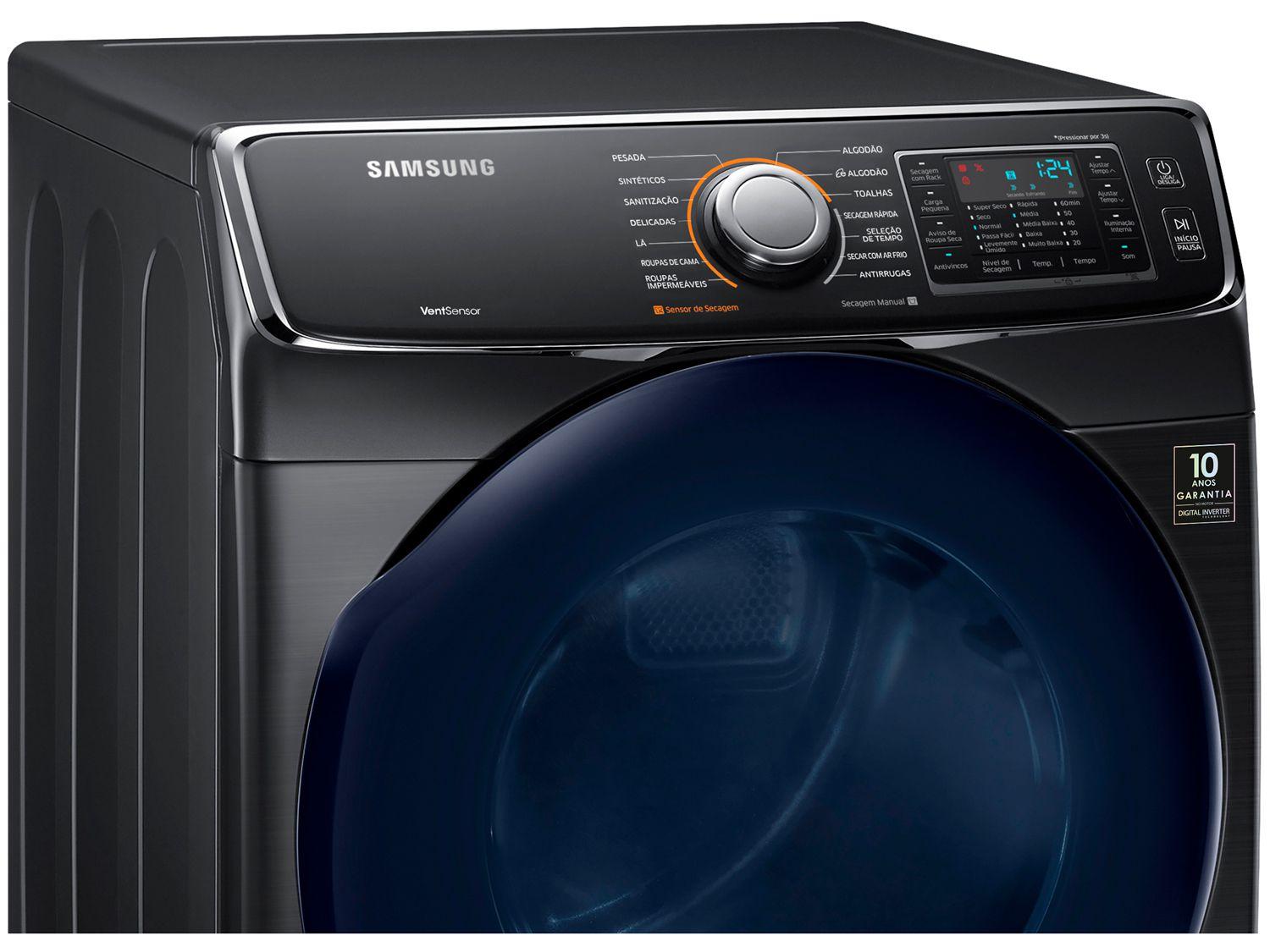 Secadora de Roupas Samsung a Gás 18Kg - DV15K6500GV - Secadora de ...
