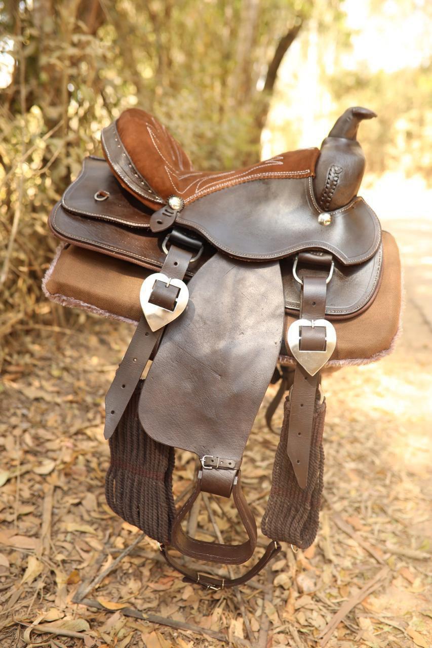 Sela Americana de luxo Em couro