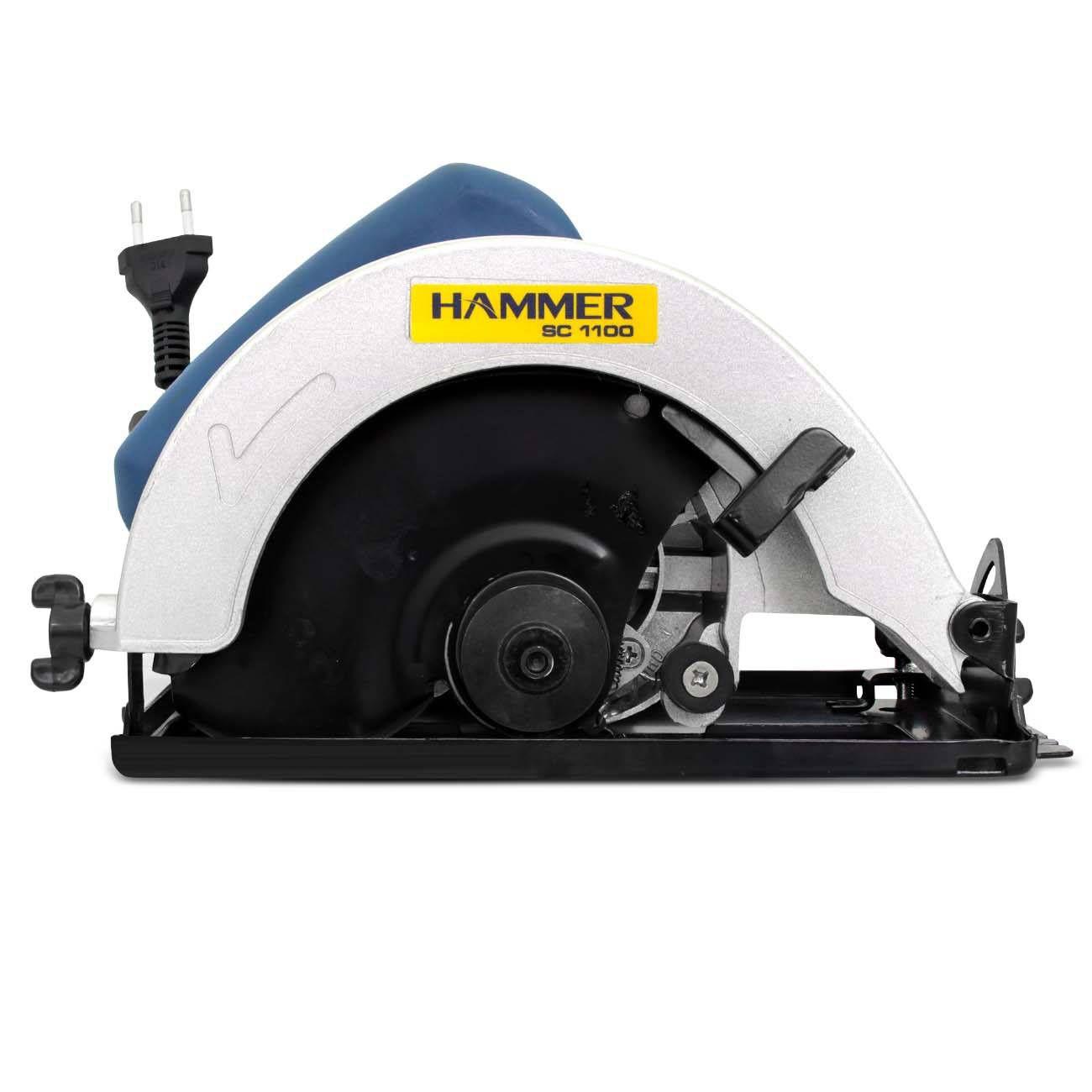 Serra Circular Manual Para Madeira Rolamentada Hammer 7-1/4” 1100W 110V ...