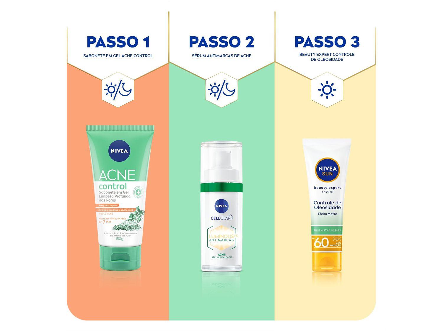 Sérum Facial Nivea Antimarcas Luminous 630 Acne 30ml