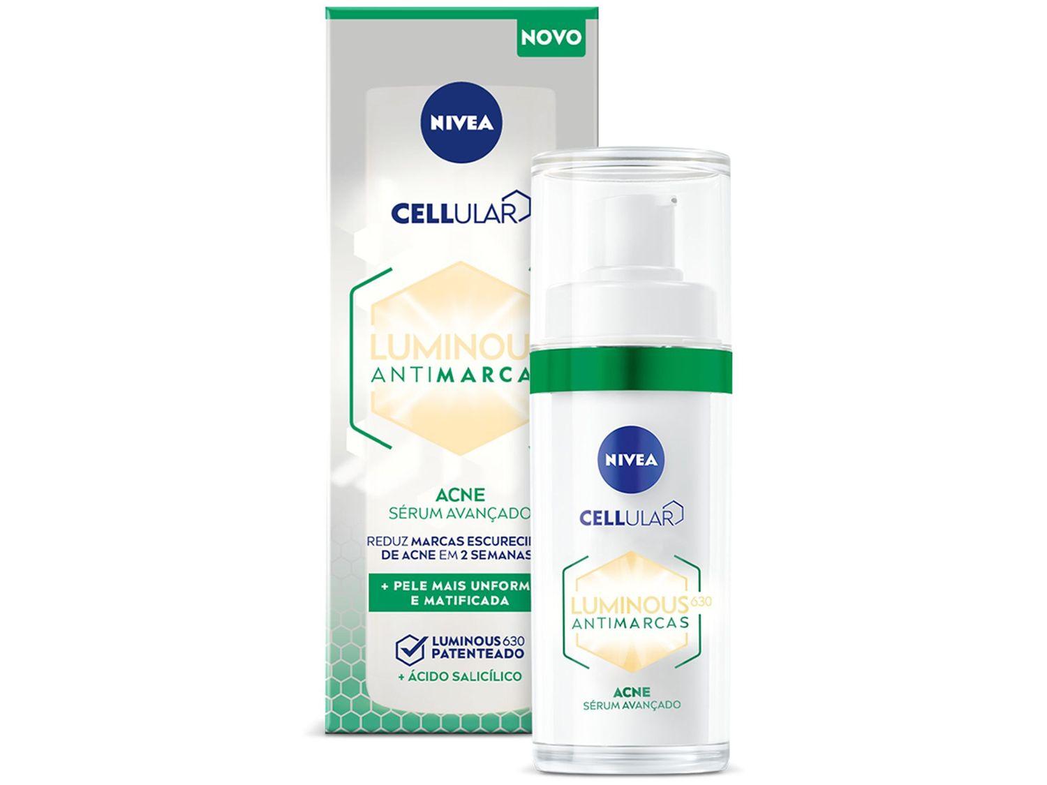 Sérum Facial Nivea Antimarcas Luminous 630 Acne 30ml