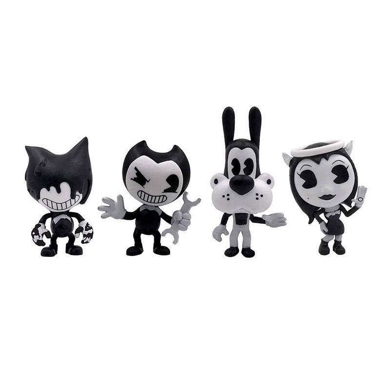 Set bonecos bendy and the ink machine boris alice angel Set bonecos bendy and the ink machine boris alice angel