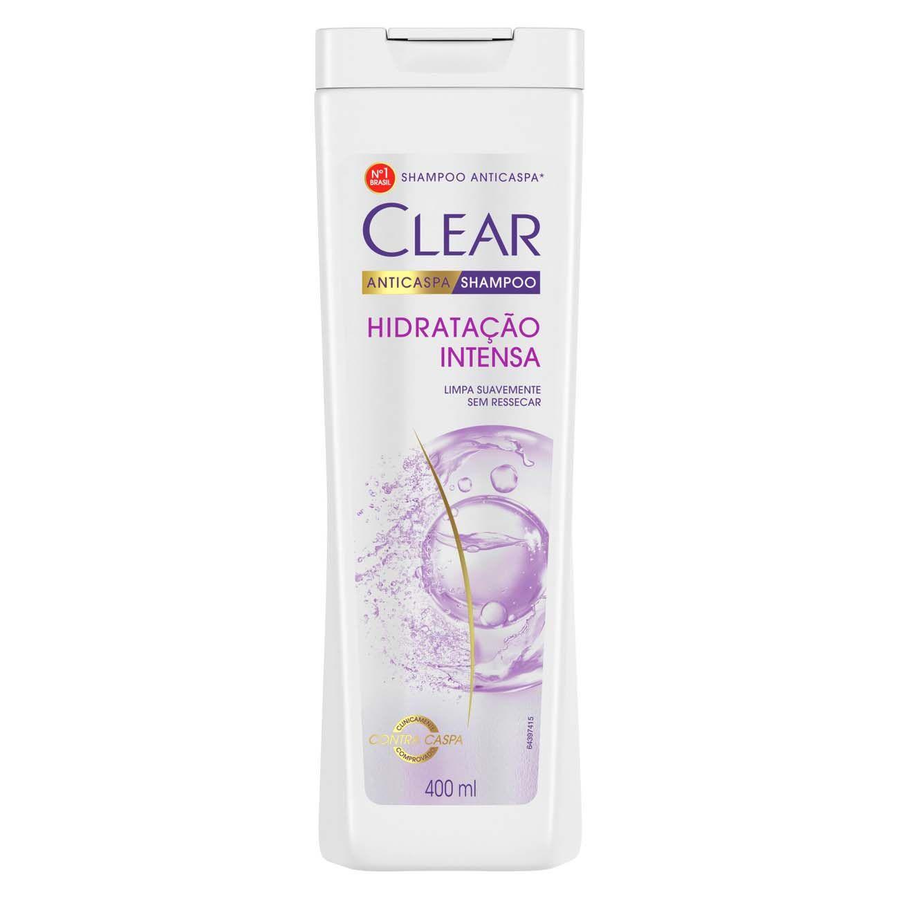 Shampoo Anticaspa Clear Women Hidratação Intensa