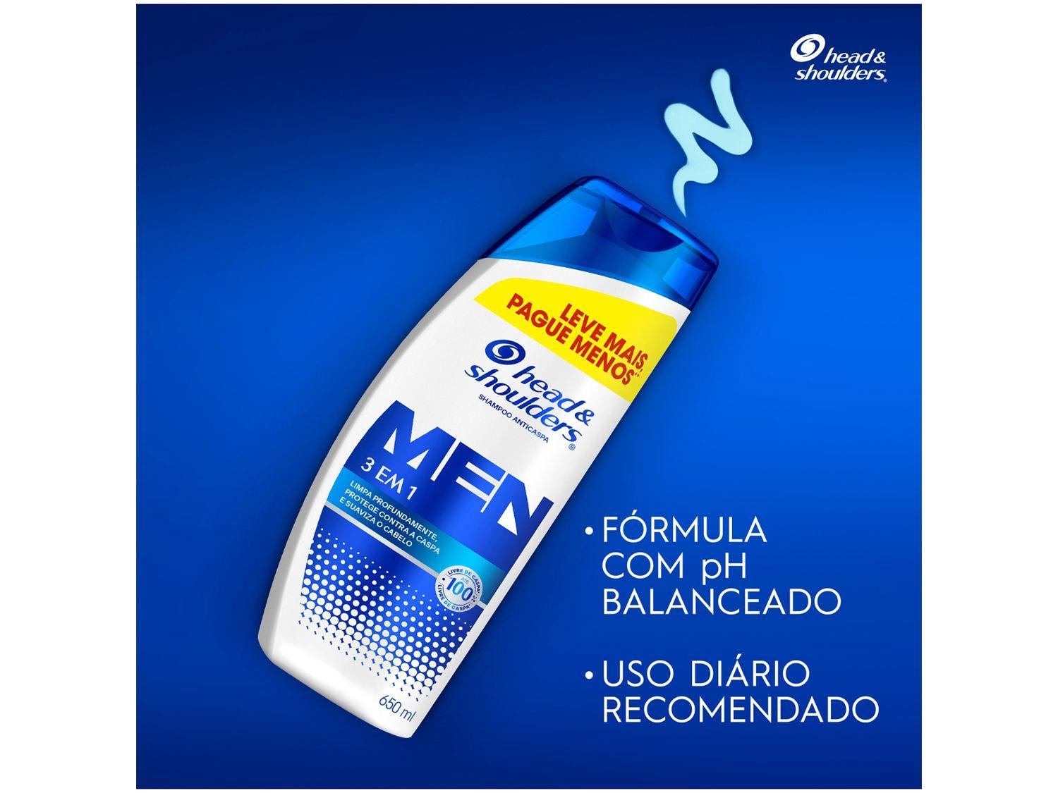 Shampoo Anticaspa Head & Shoulders Men 3 em 1
