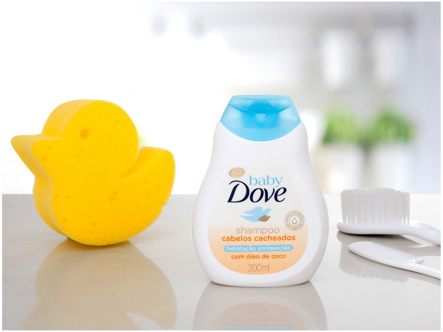 Shampoo Baby Dove Hidratação Enriquecida Cabelos Cacheados 200ml