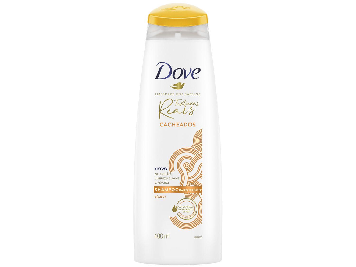 Shampoo Baixo Sulfato Dove Texturas Reais Cacheados 400ml