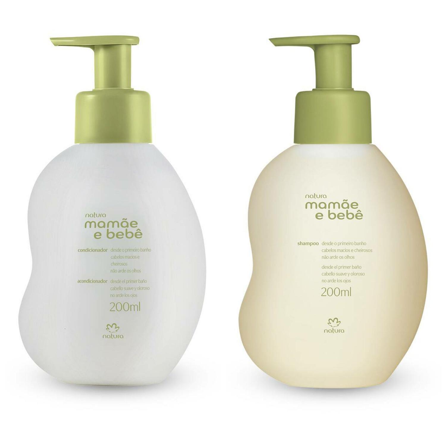 Shampoo + Condicionador Natura Mamãe E Bebê Fórmula Vegana - Cosméticos  Sustentáveis - Magazine Luiza
