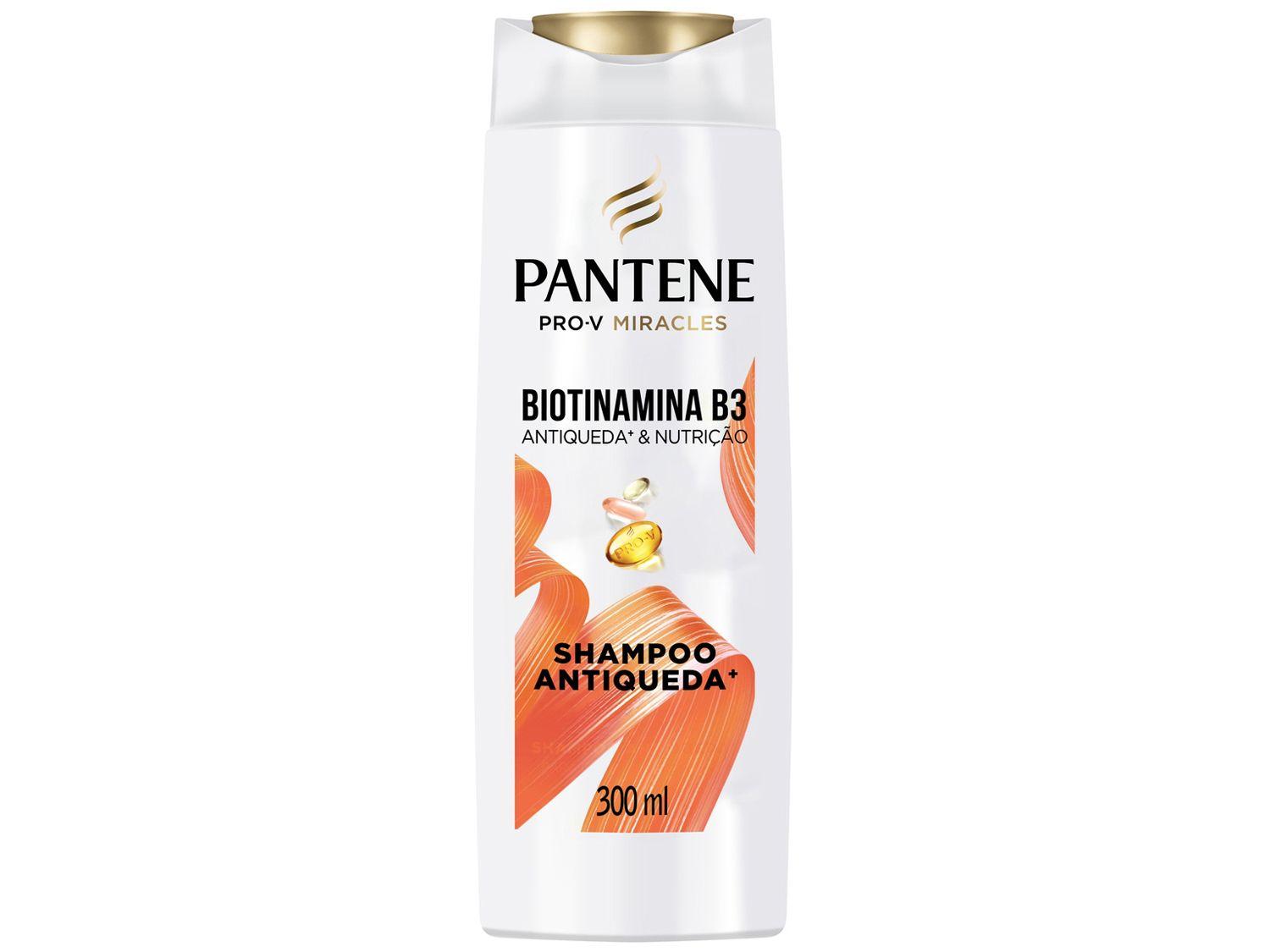 Shampoo Controle de Queda Pantene Pro-V Miracles Biotinamina B3 Antiqueda & Nutrição 300ml
