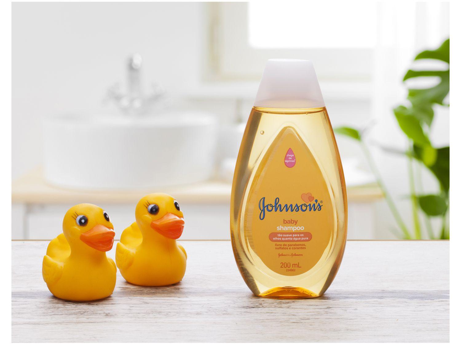 Shampoo Infantil Johnsons Baby Gold 200ml Shampoo Infantil