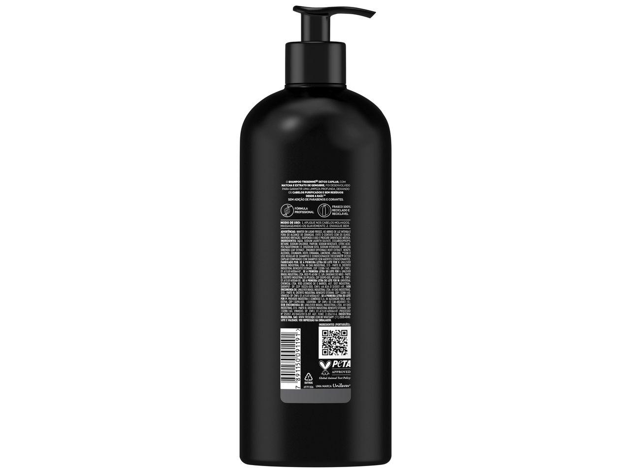 Shampoo TRESemmé Detox Capilar 650ml