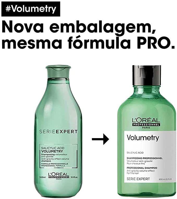Shampoo Volumetry L'oreal - 300ml - Kit Shampoo e Condicionador ...