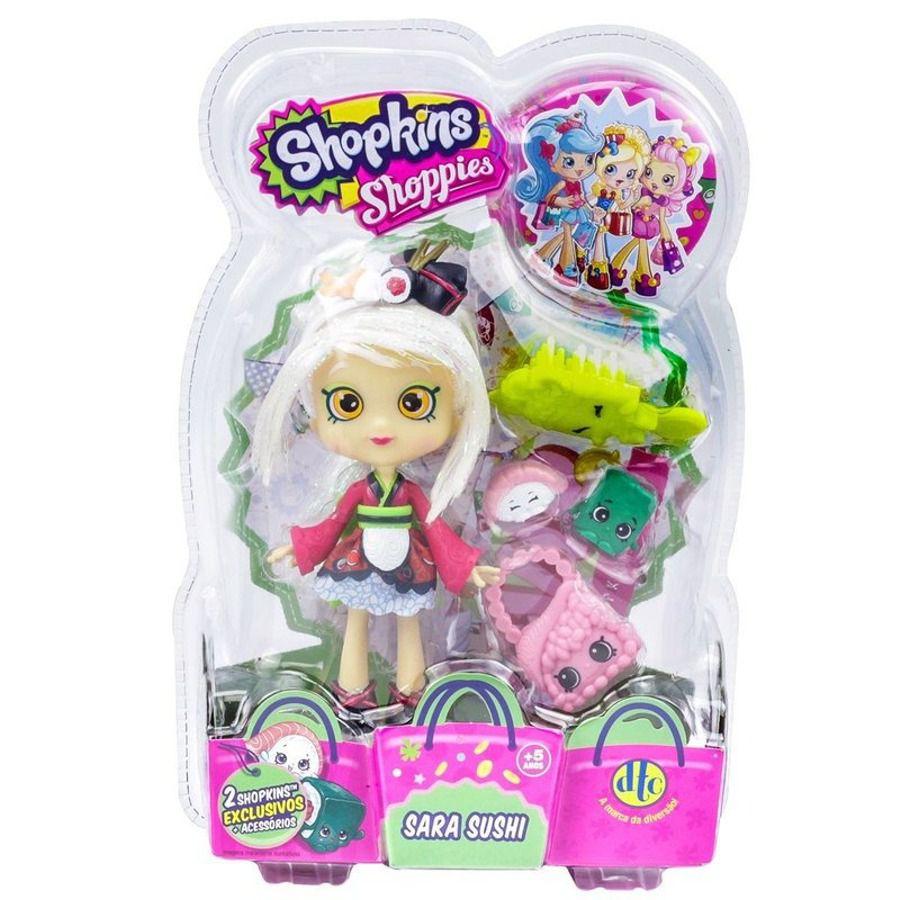 Shopkins Shoppies Sara Sushi 3735 DTC Boneca Shopkins shopkins-shoppies-sara-sushi-3735-dtc-boneca-shopkins