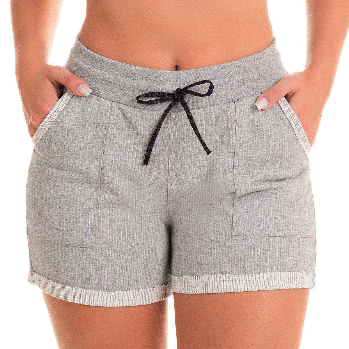 shorts de franela