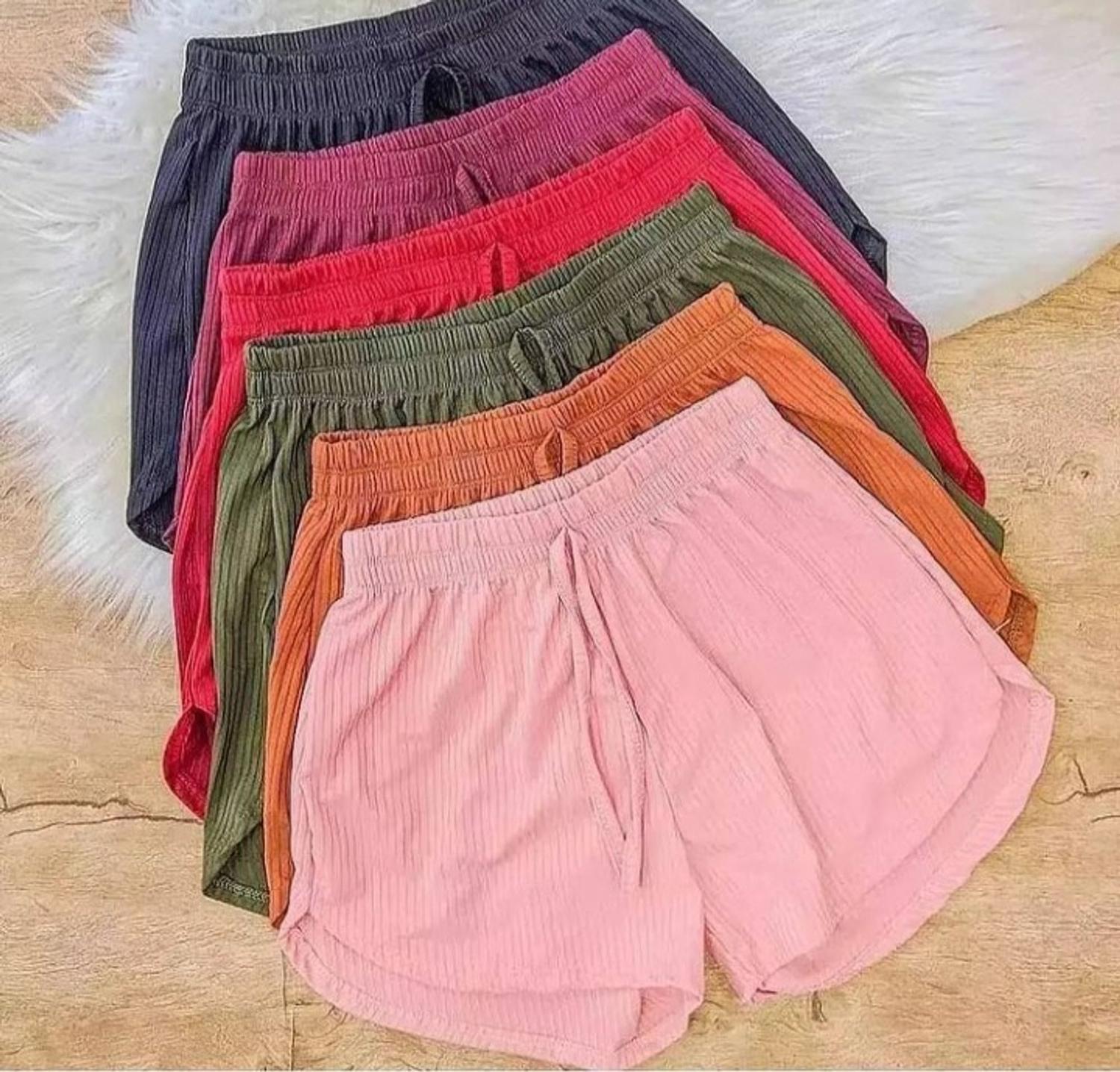 shorts com elastico na cintura